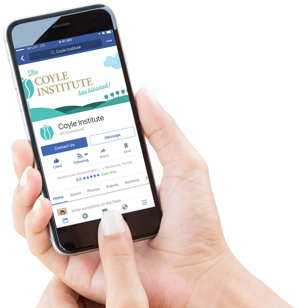 social_hand Coyle Institute Facebook